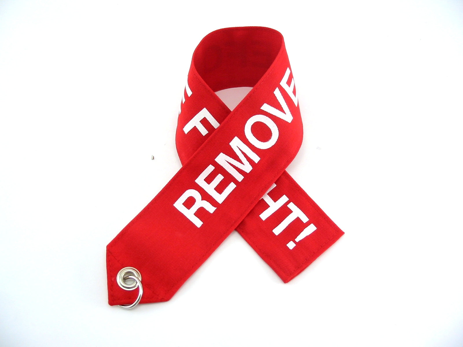 10" Remove Before Flight Flag – Red Flag with Metal Ring